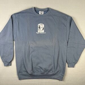 VTG Upper Peninsula Michigan Sweatshirt Mens XL Faded Embroidered Nature‎ 1990s